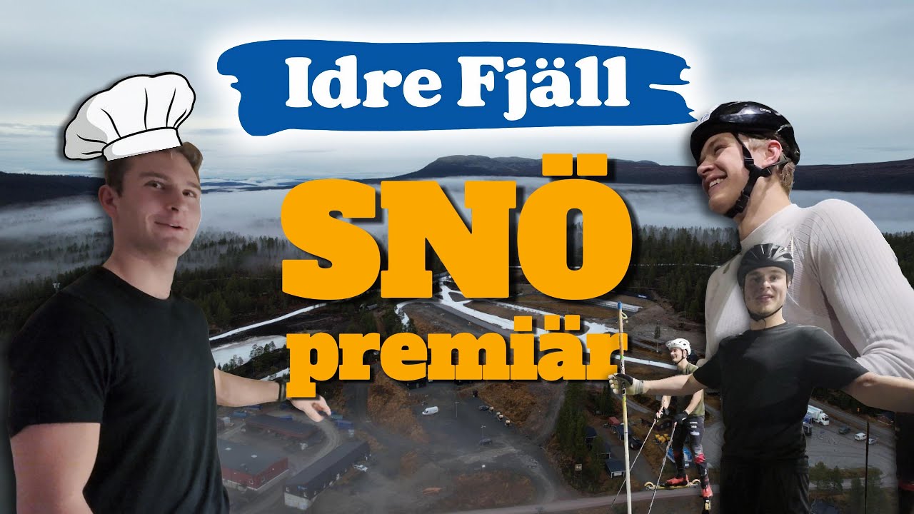 Skidläger i Idre och Isak lagar middag...