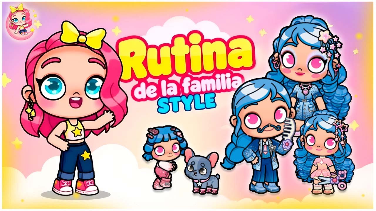 💇&zwj;♀️✨ Rutina Diaria de la Familia Style | Avatar World 🏡🎀