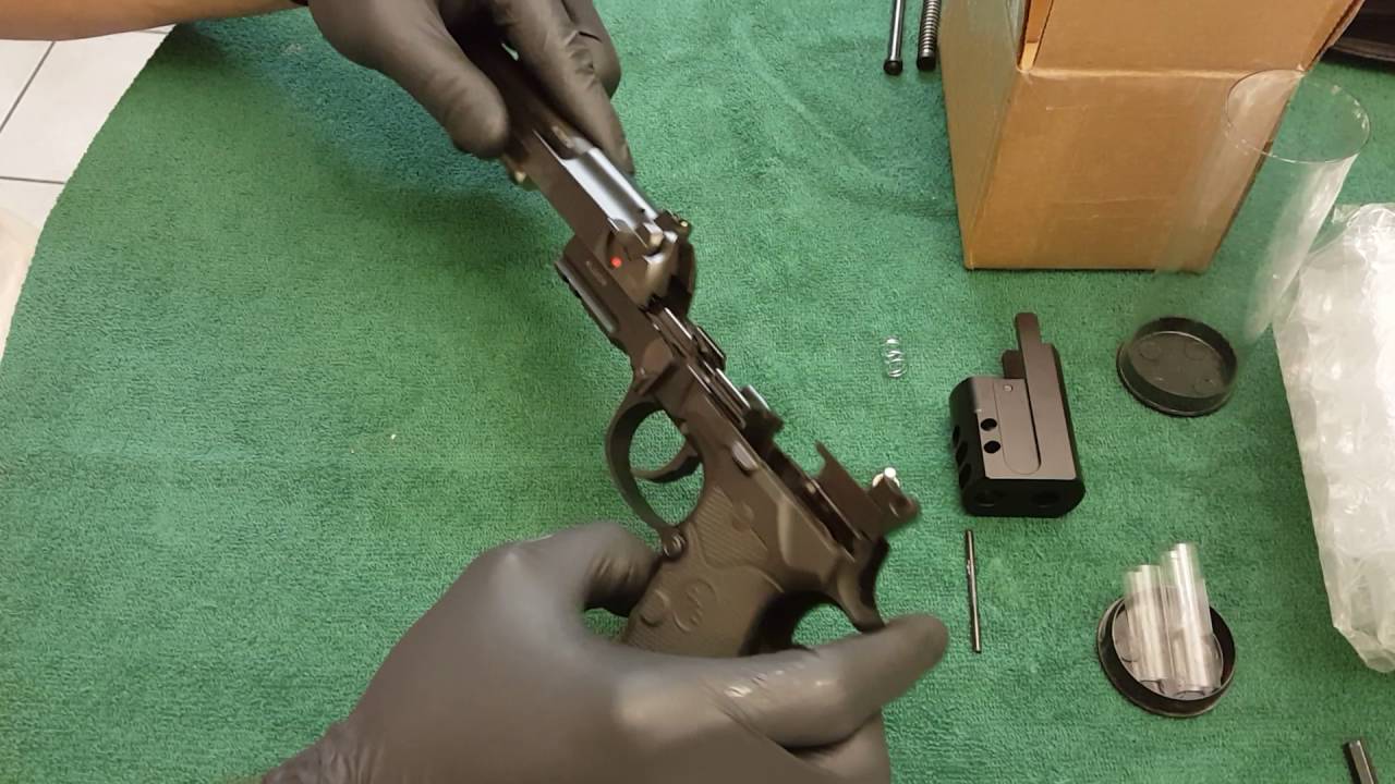 Beretta 96A1 Ric's SGS compensator review and install.