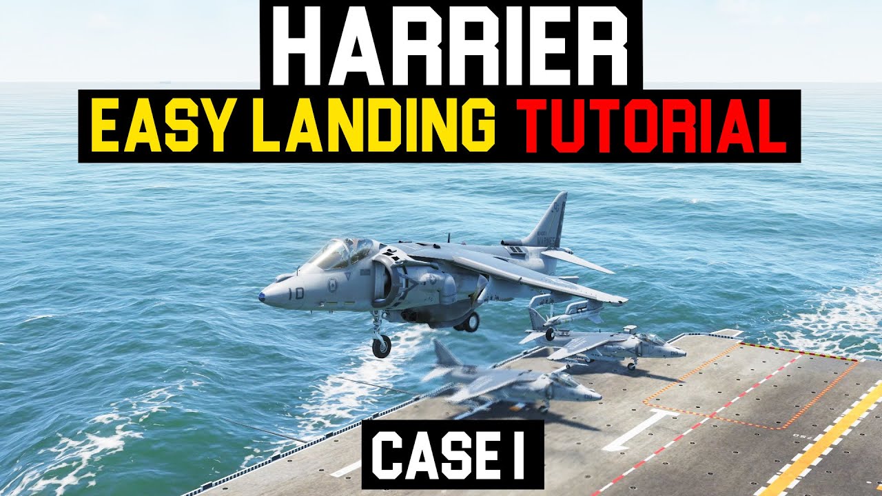 DCS 2020 | HARRIER EASY CARRIER LANDING [TUTORIAL]