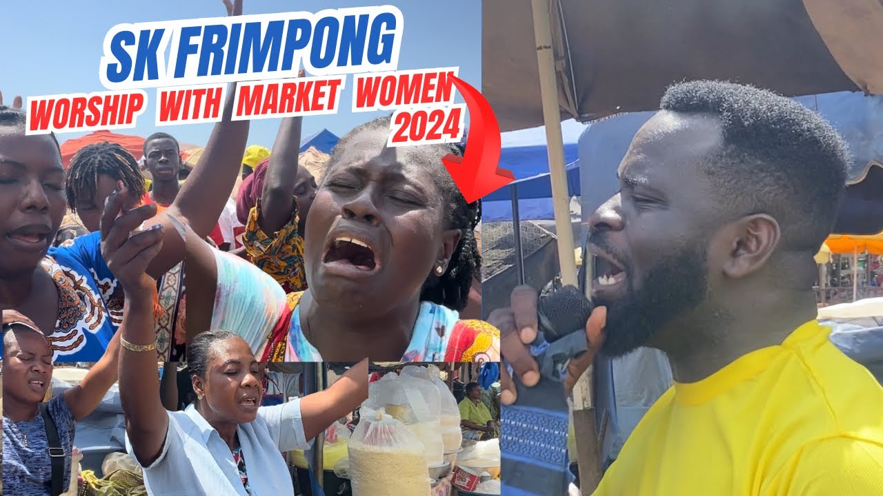 SK Frimpong Storm Takoradi Market with Deep Live Worship - Dynamic Praise 2024 Walk.