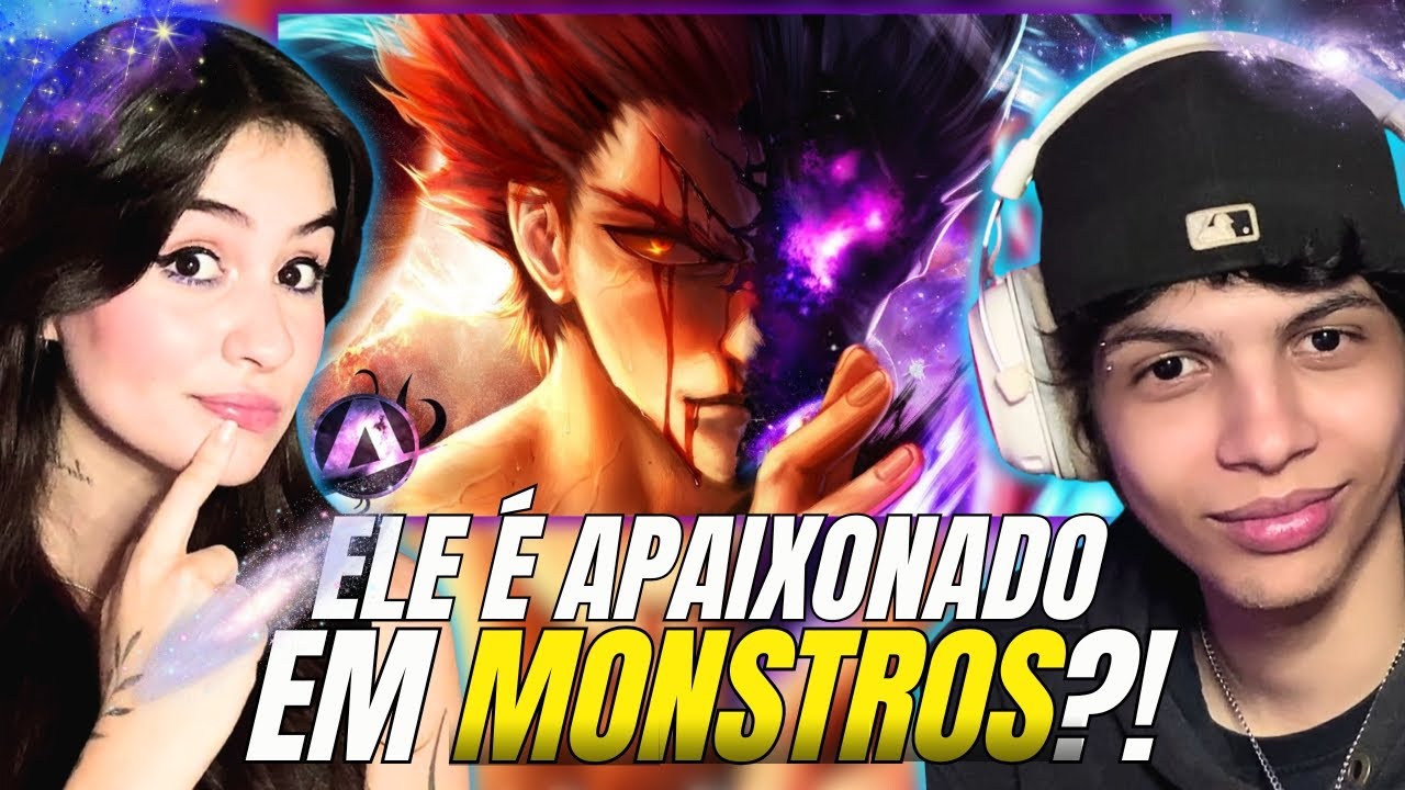 CONHECENDO GAROU (One Punch Man) | AniRap | Cosmic Monster - REACT VT e LELE