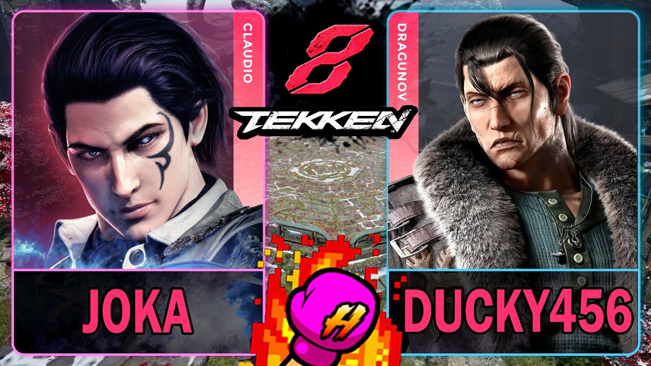 Tekken 8 Joka (CLAUDIO) VS Ducky456 (DRAGUNOV)🥊 鉄拳8🥊4K 60ᶠᵖˢ🥊T8🥊TK8 #tekken