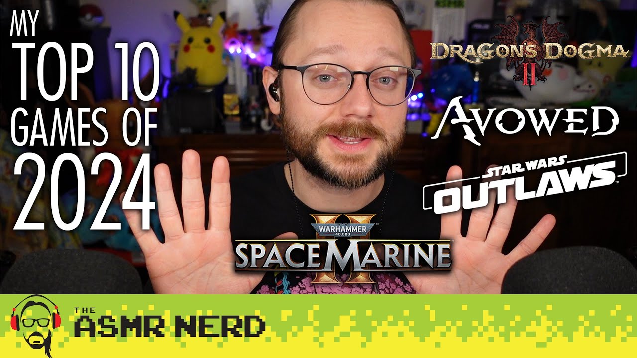 ASMR | My TOP 10 Most Anticipated Games of 2024! 🎮 Relaxing, Soft-Spoken ASMR Ramble 😴