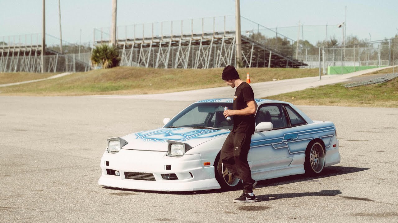 240sx vs R32 Custom Paint Battle Harbor Freight Edition