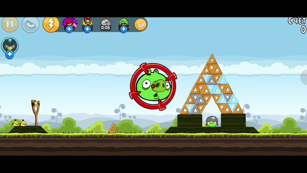 Angry Birds классик Gameplay