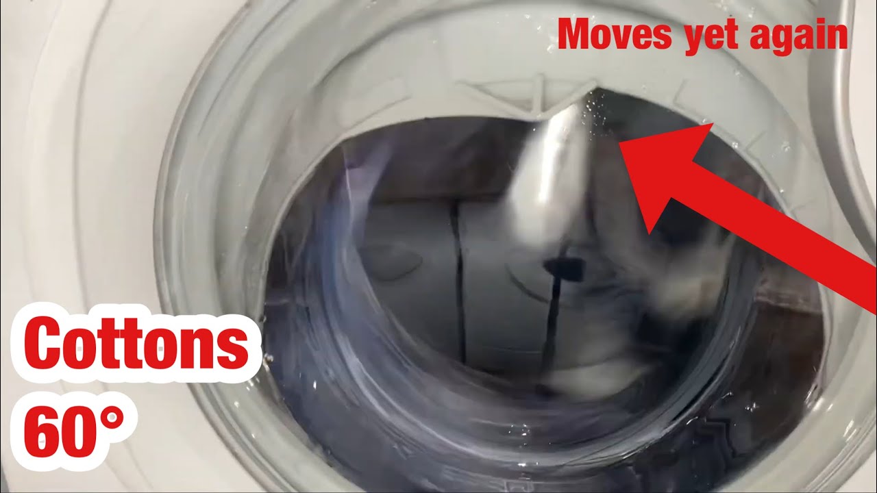 Hoover VisionTech VTS715D21X washing machine || Cotton 60 (Jumps)
