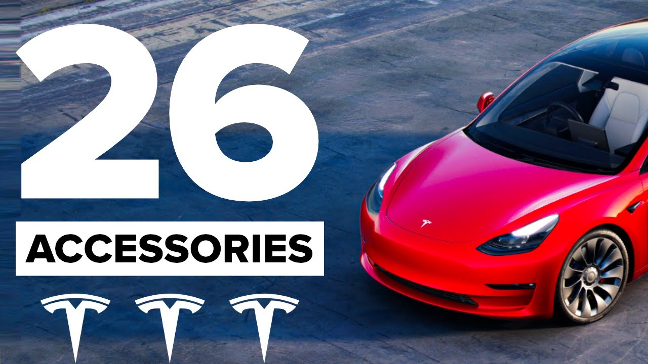 26 основных Tesla Model Y и 3 аксессуара