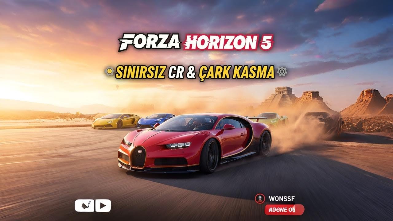 FORZA HORİZON 5 | SINIRSIZ CR + LEVEL + ARAÇ KASMA | ( Ban riski yok )