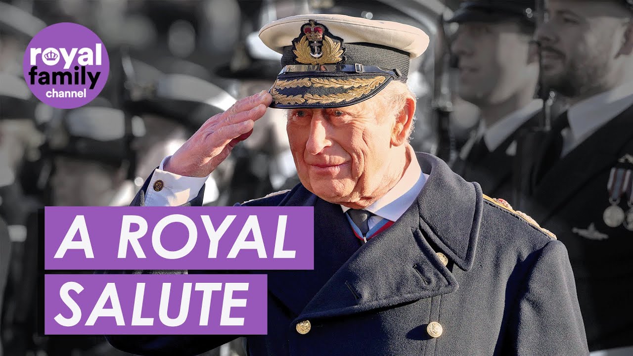 King Charles Presides Over The Lord High Admiral's Division at Britannia Royal Naval College