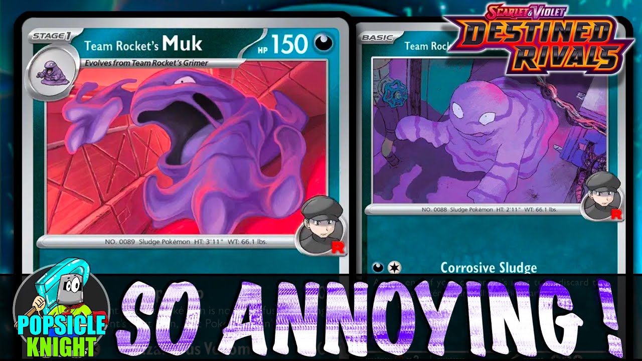 Team Rocket's MUK : Confuse, Trap, and Deal 300+ Damage ! PTCGL Gameplay (DESTINED RIVALS)