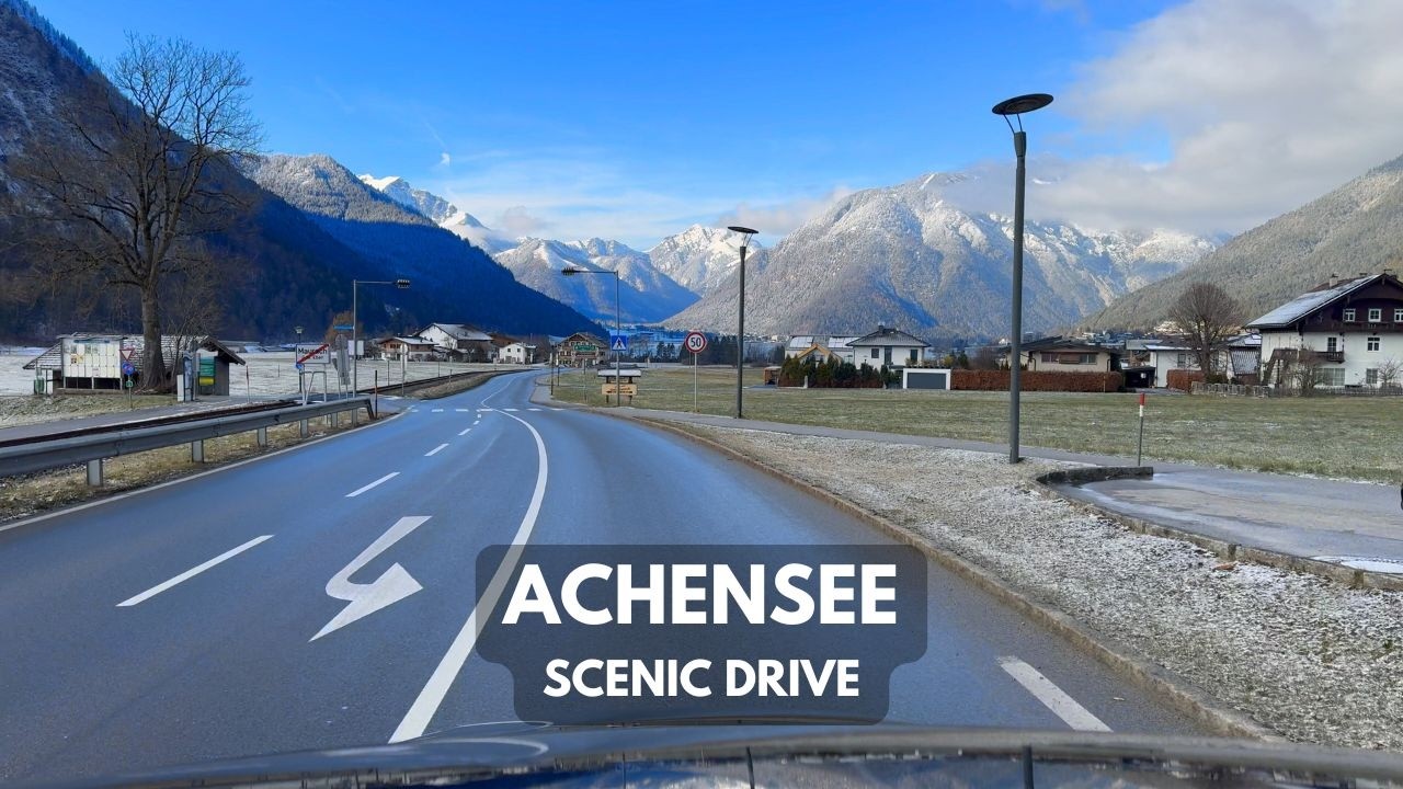 Inntal - Achensee - Inntal | Scenic Alpine Roundtrip Drive | 4k HDR Dolby Vision | Tirol, Austria