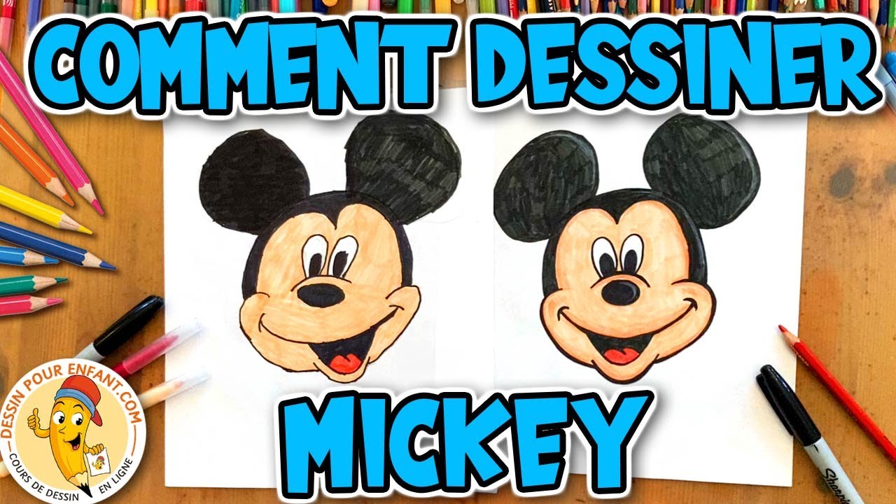 Comment dessiner MICKEY sur youtube
