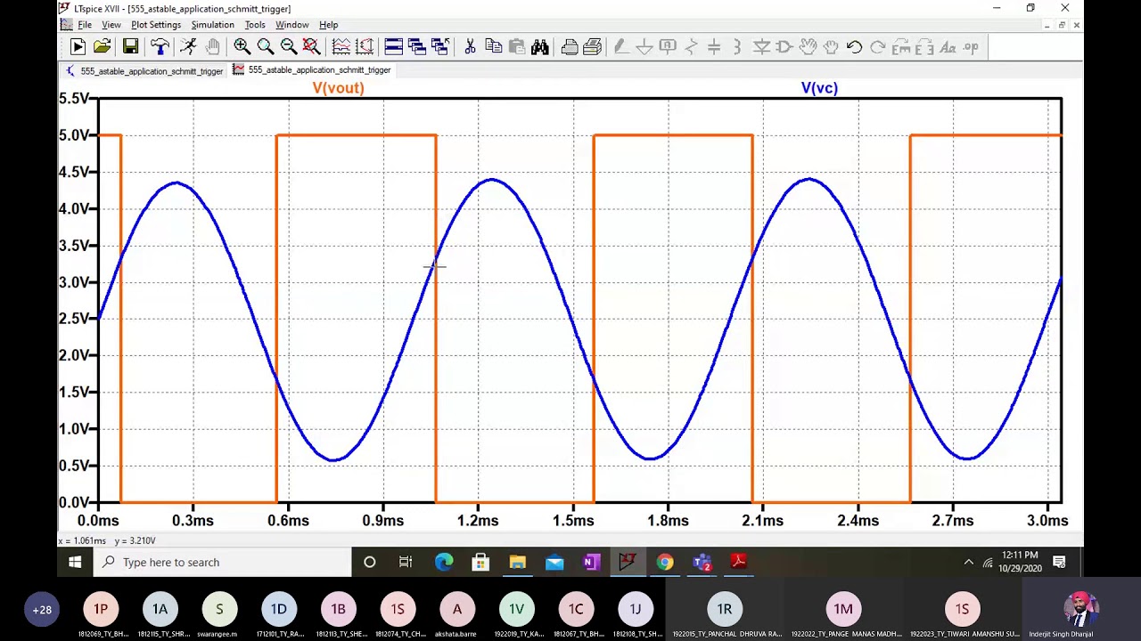 Schmitt Trigger using 555 Timer IC