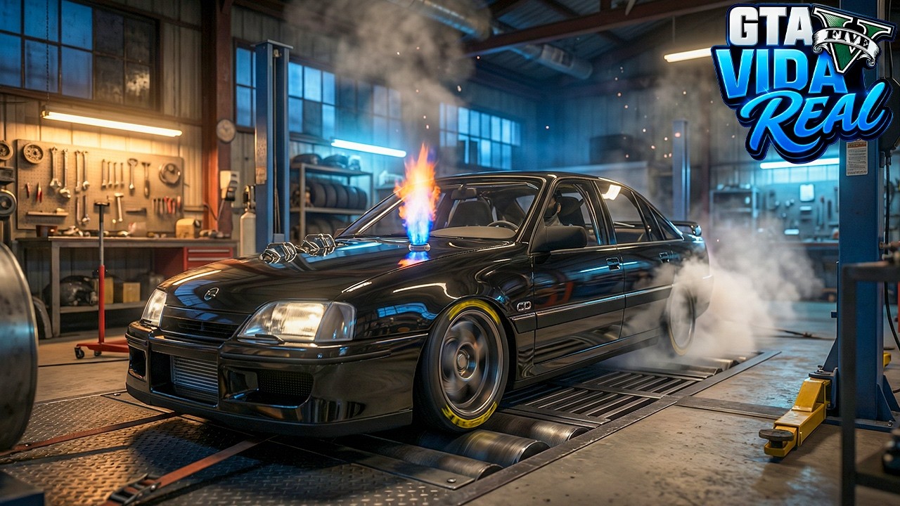 GTA V : VIDA REAL - MEU CARRO FICOU PRONTO E VIROU UM MONSTRO - #135