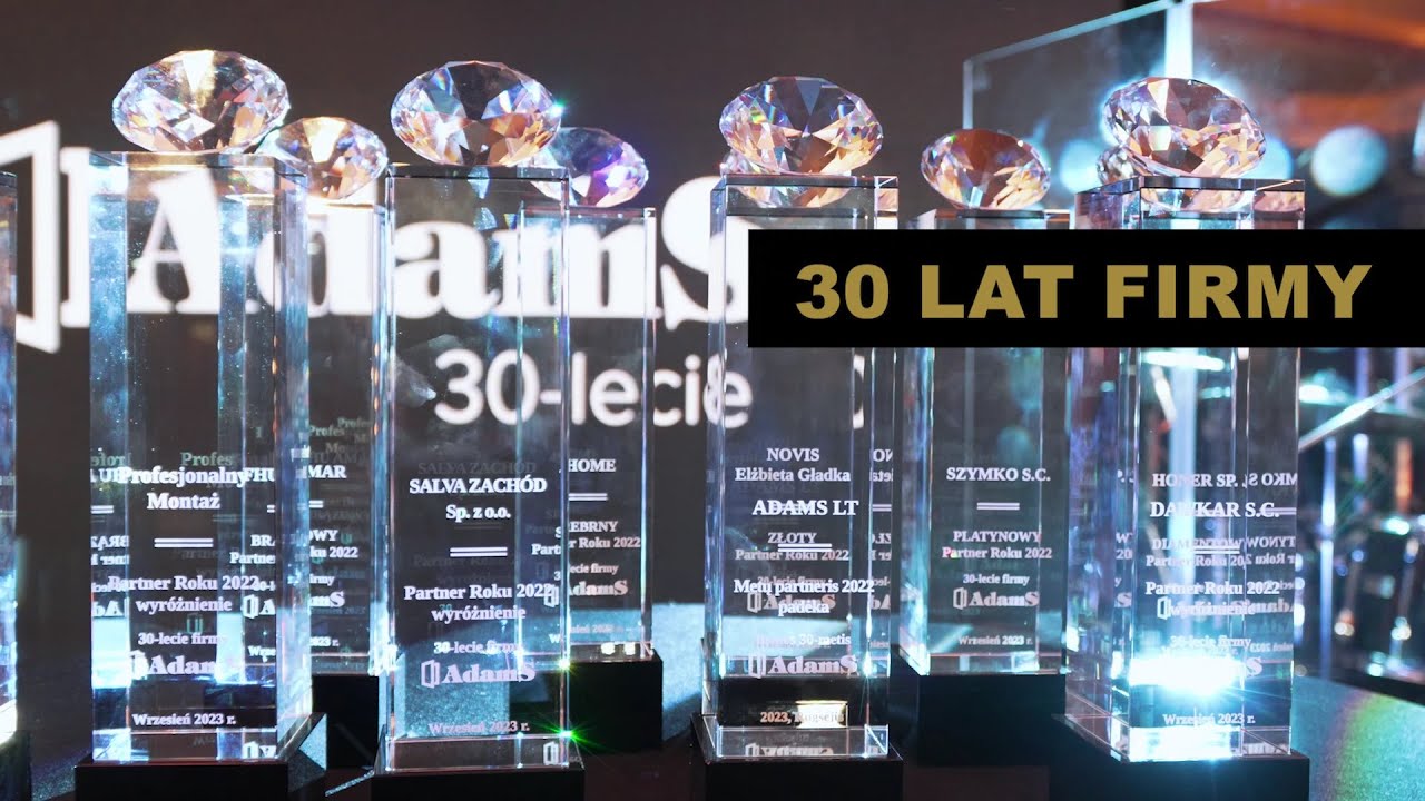Gala uświetniająca jubileusz 30-lecia firmy AdamS