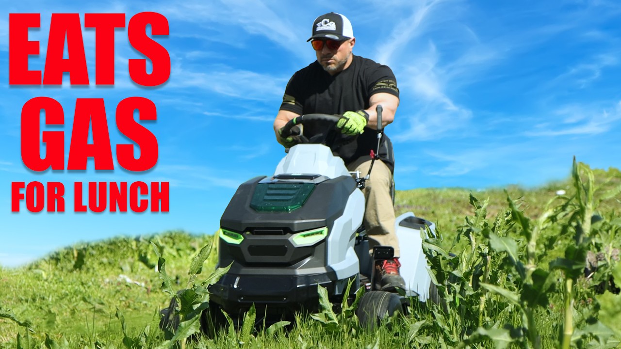 This Lawn Tractor Makes Your Gas Mower Obsolete!