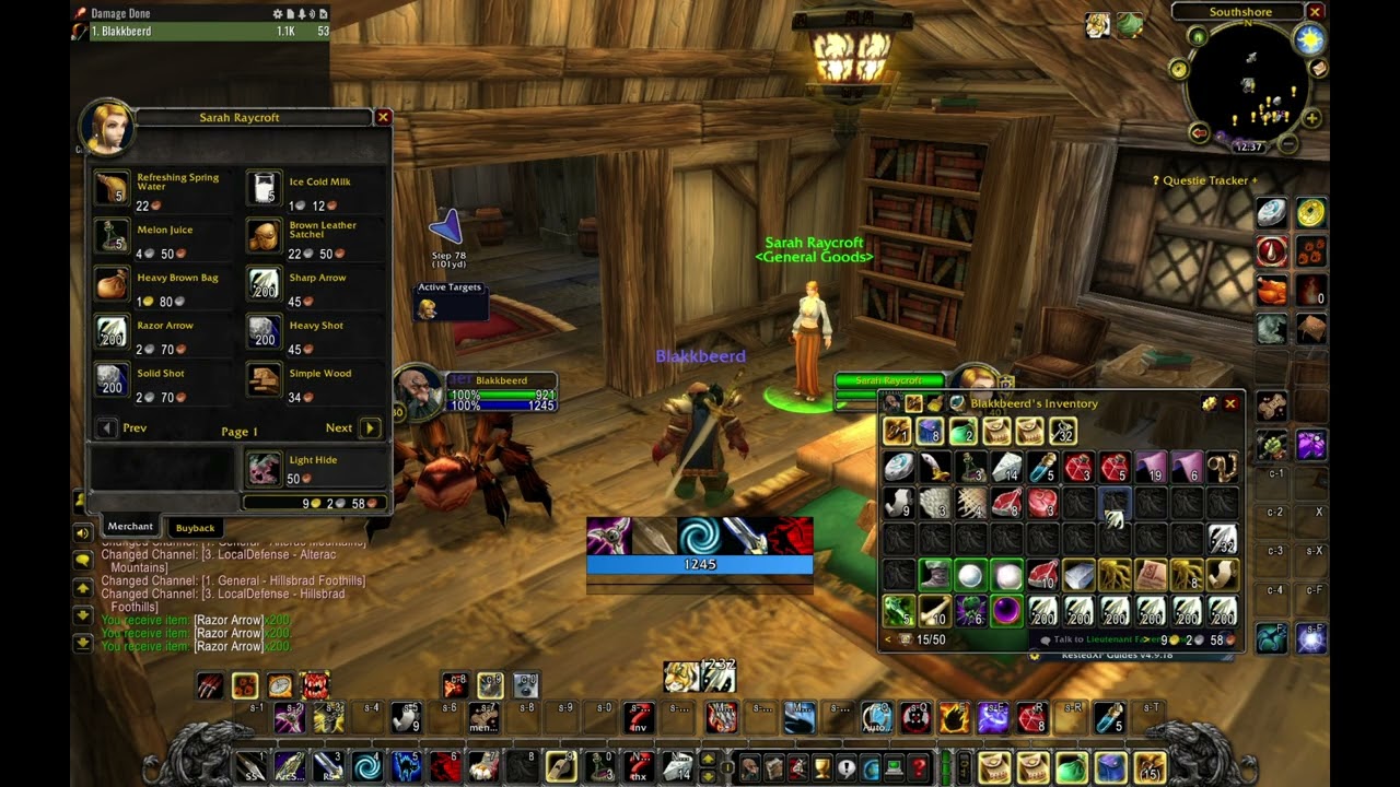 TBC Dward Hunter Struggling in Southshore with Spider Pet and Finishing Duskwood