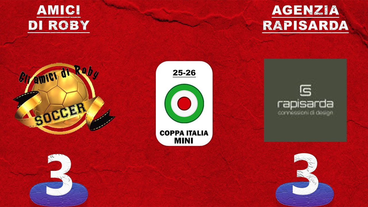 HIGHLIGHTS| QUARTI RITORNO - MINI COPPA ITALIA OVER40| AMICI DI ROBY 3-3 AGENZIA RAPISARDA