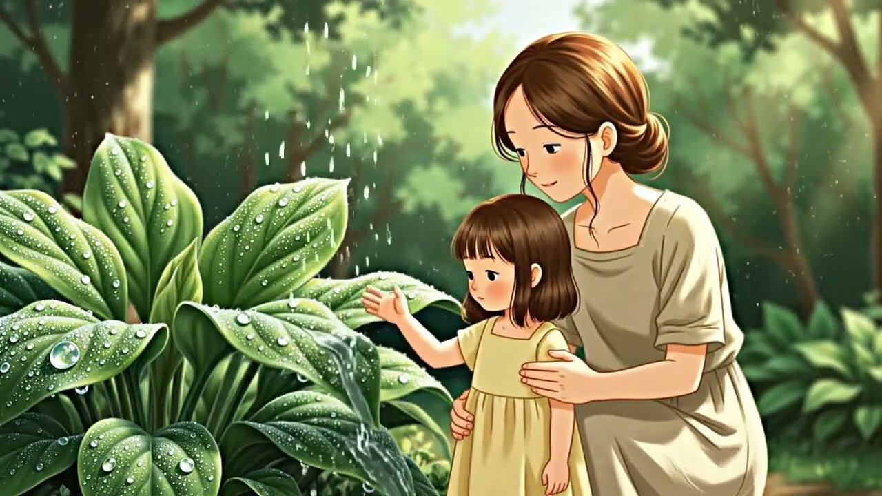 Vida en el campo: Amanecer entre cielo nublado y aire fresco de montaña | ASMR estilo Ghibli
