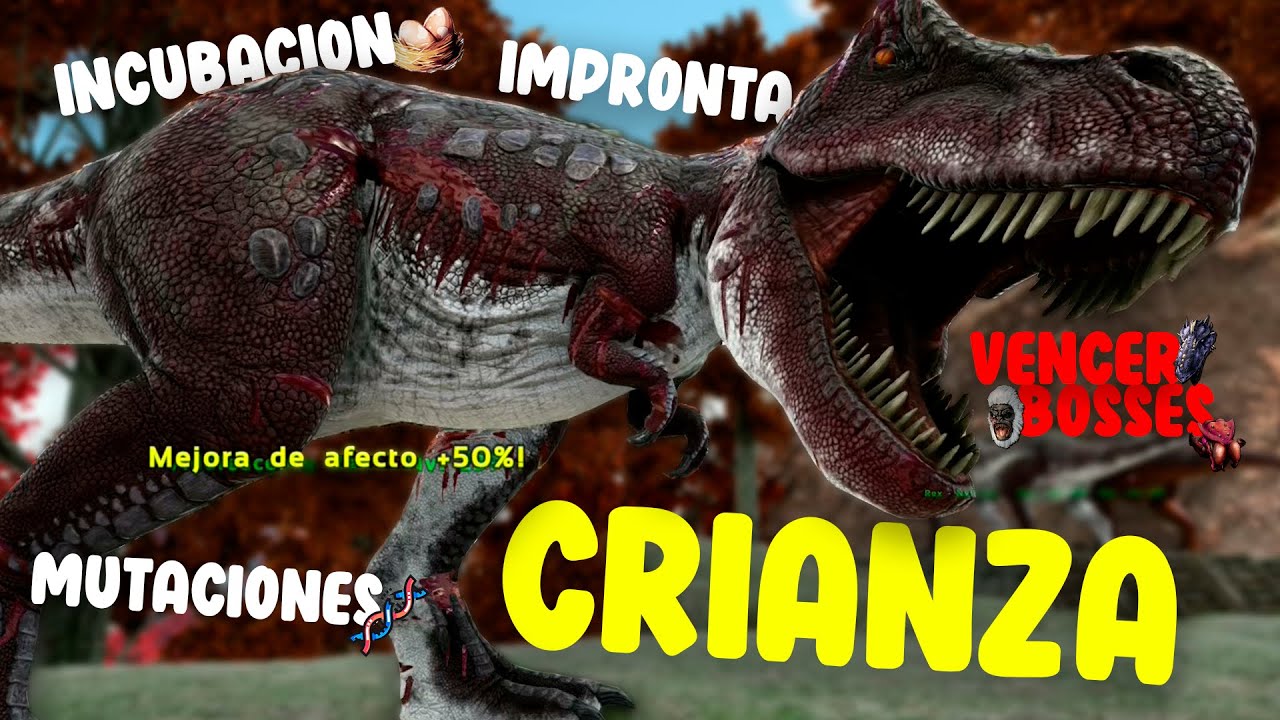 COMO CRIAR DINOS ¿VENCER BOSSES? (Incubar, impronta, mutaciones...) - ARK