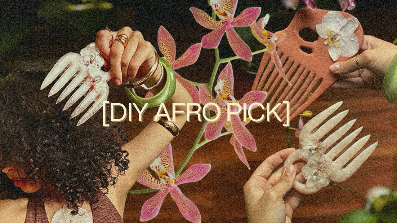 let’s make our own afro pick