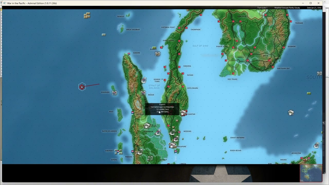 WAR IN THE PACIFIC ALLIED LET'S PLAY 21ST JAN 1942 (EP62