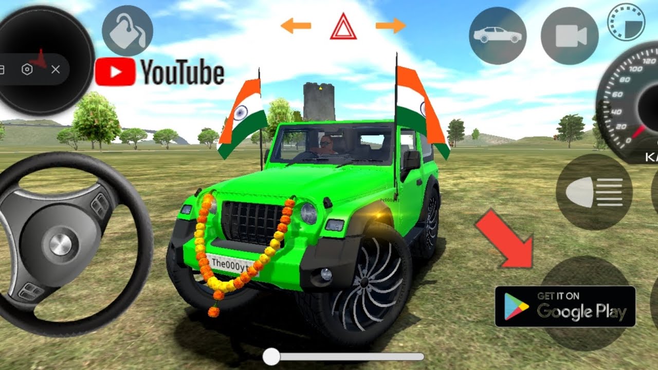 Modified Mahindra Thar👿Games:Indian Thar (Gadi WalaGames) Car Game Android Game - And roid gameplay