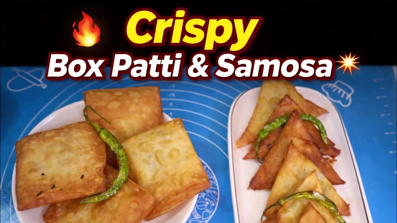 Crispy samosa stuffing & easy folding trick! Perfect shape every time 💥😋