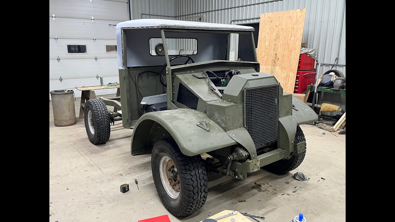 1940 CMP F8 Test drive and Radiator