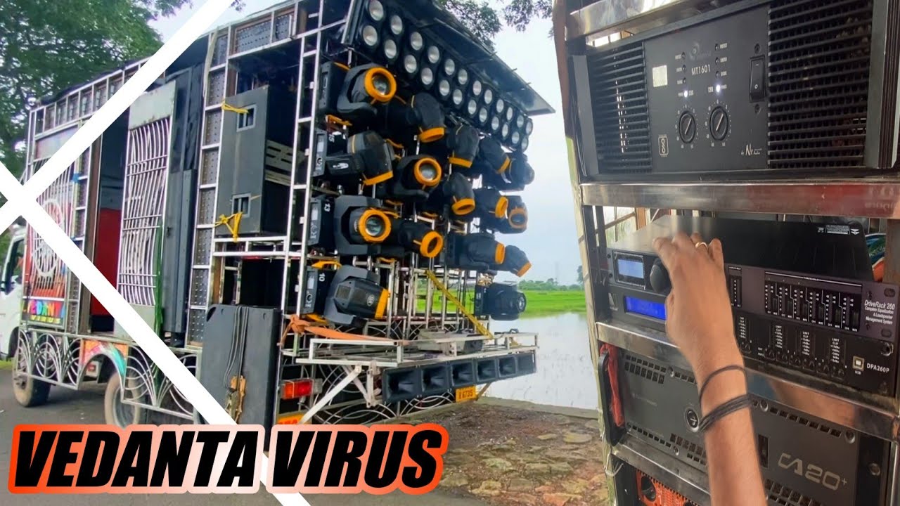 DJ Setup Tuning 20 Bass Subwoofers 😲 Khatarnak Bass || VEDANTA VIRUS