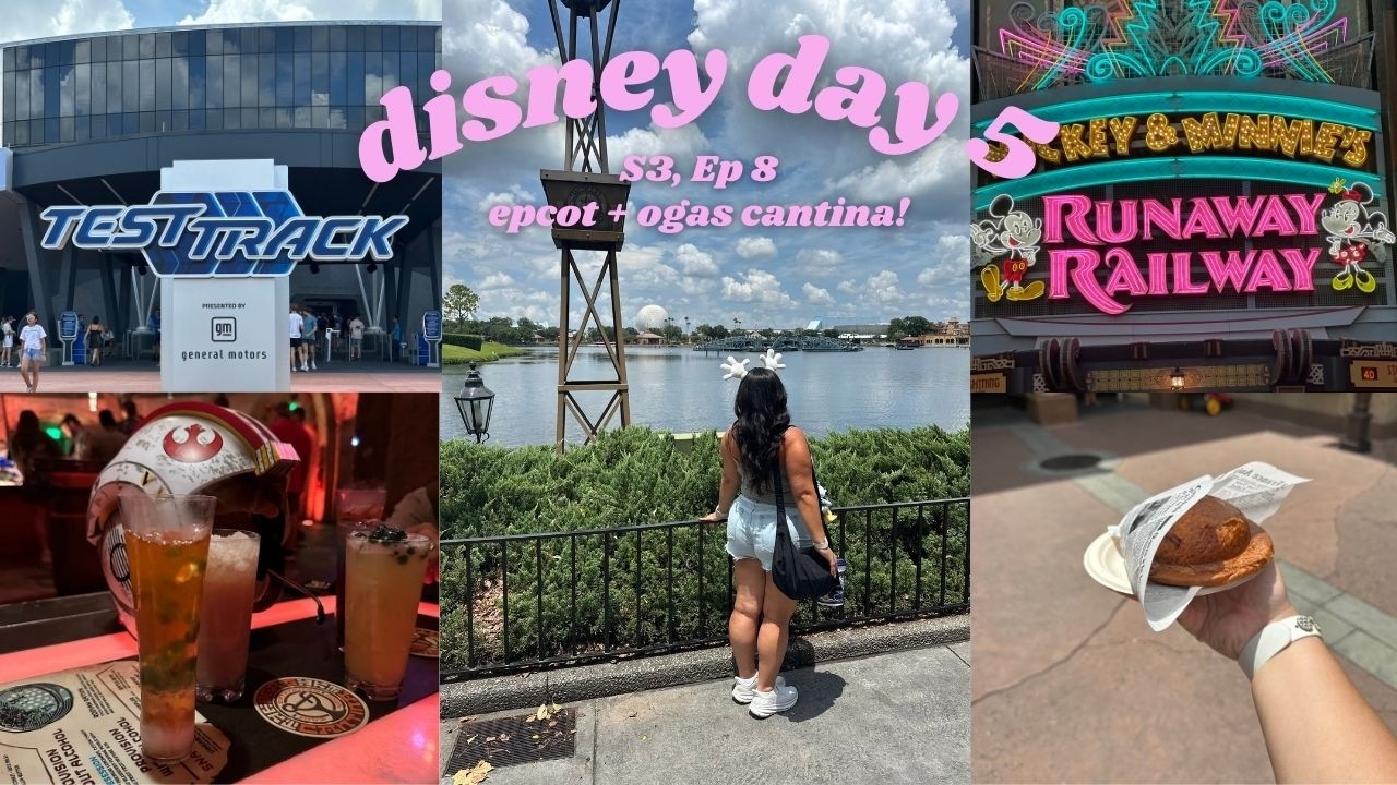 DAY 5 | NEW Test Track and new MUST DO's - Oga's Cantina & Docking Bay 7! ✨S3, Ep8✨ WDW July 2025