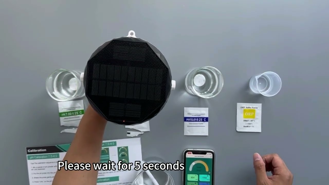 Kactoily 7-in-1 Pool Water Monitor Calibration Guidance