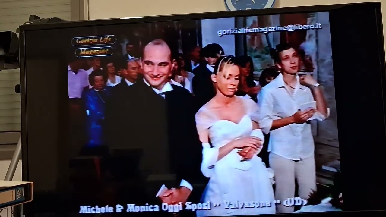 2004 matrimonio di Monica e Michele a Valvasone  archivio di roby goriziatv 
