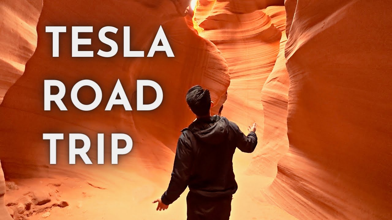 Tesla Roadtrip to Antelope Canyon, Horseshoe Bend, Sedona! (Autopilot died...)