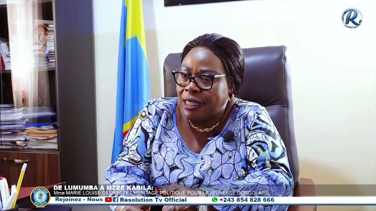 De Lumumba à Mzee Kabila :Mme Marie-Louise décrypte l’héritage politique pour la jeunesse congolaise