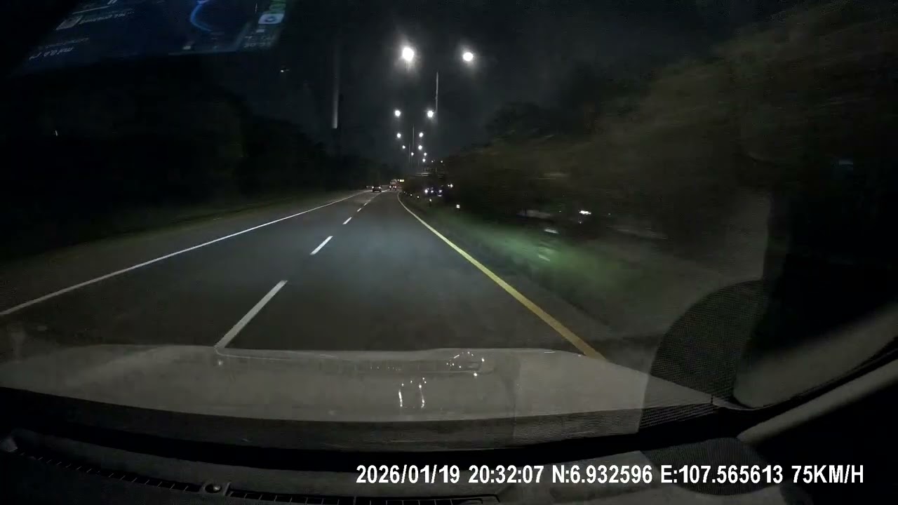 #indonesia.Night road from jakarta to bandung....!.