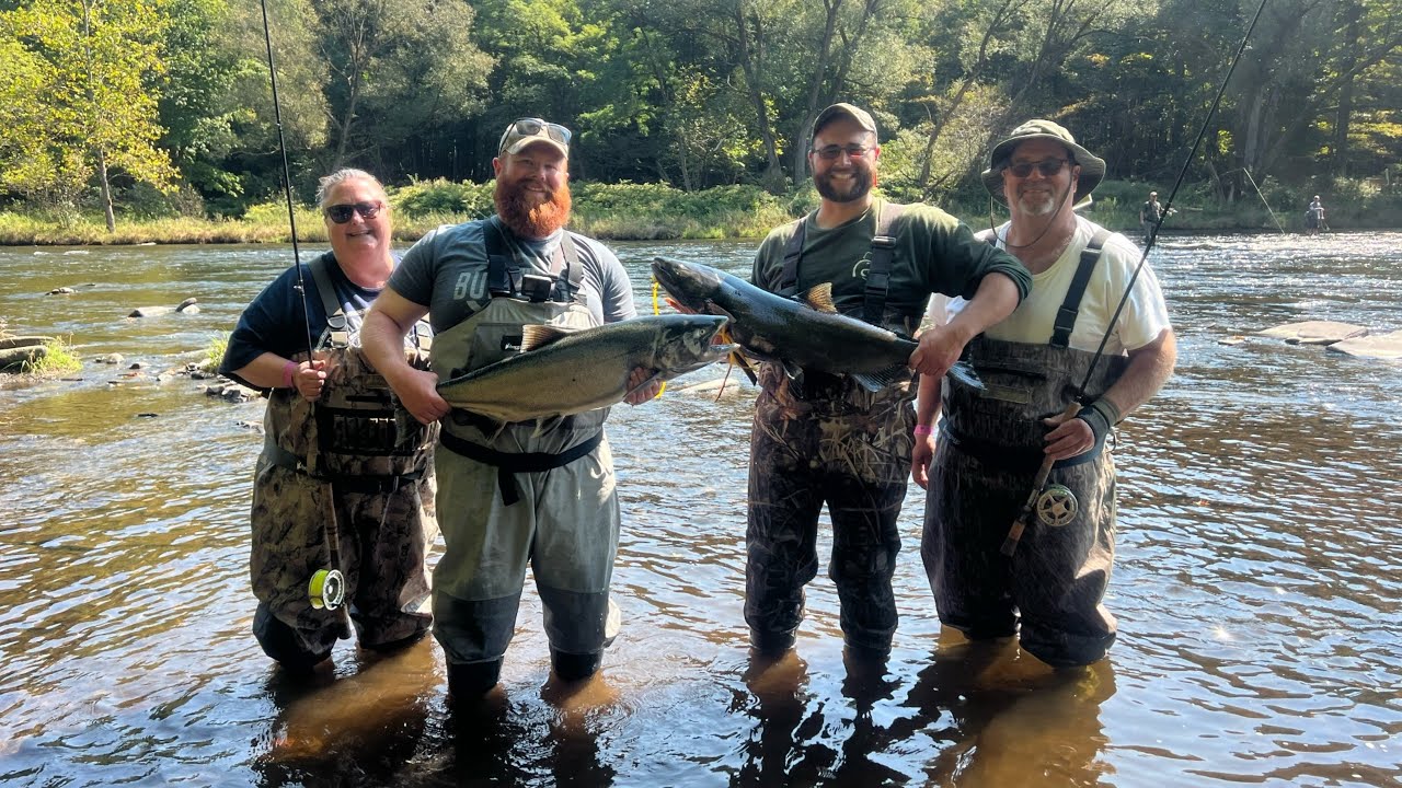 Salmon Fishing on the Salmon River! Pulaski, NY (9/19/24) Part 1