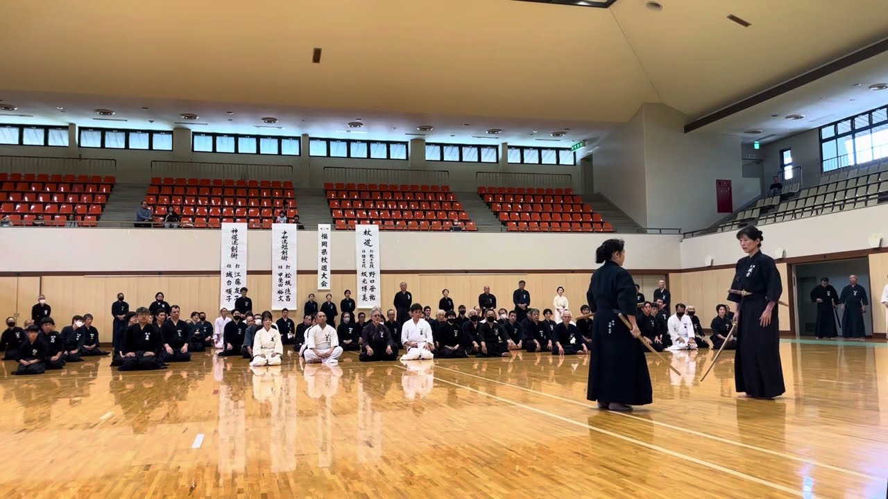 第43回福岡県杖道大会　神道流剣術演武
