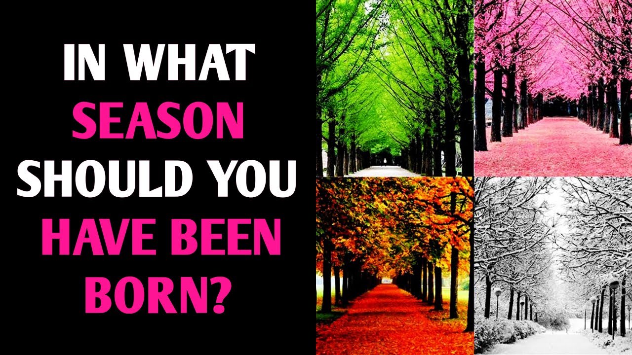 IN WHAT SEASON SHOULD YOU HAVE BEEN BORN? QUIZ Personality Test - Pick One Magic Quiz