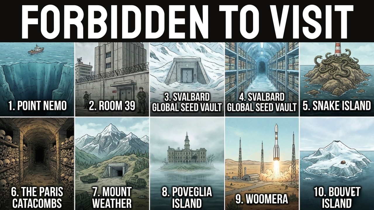 10 Most Mysterious Places You Are FORBIDDEN To Visit