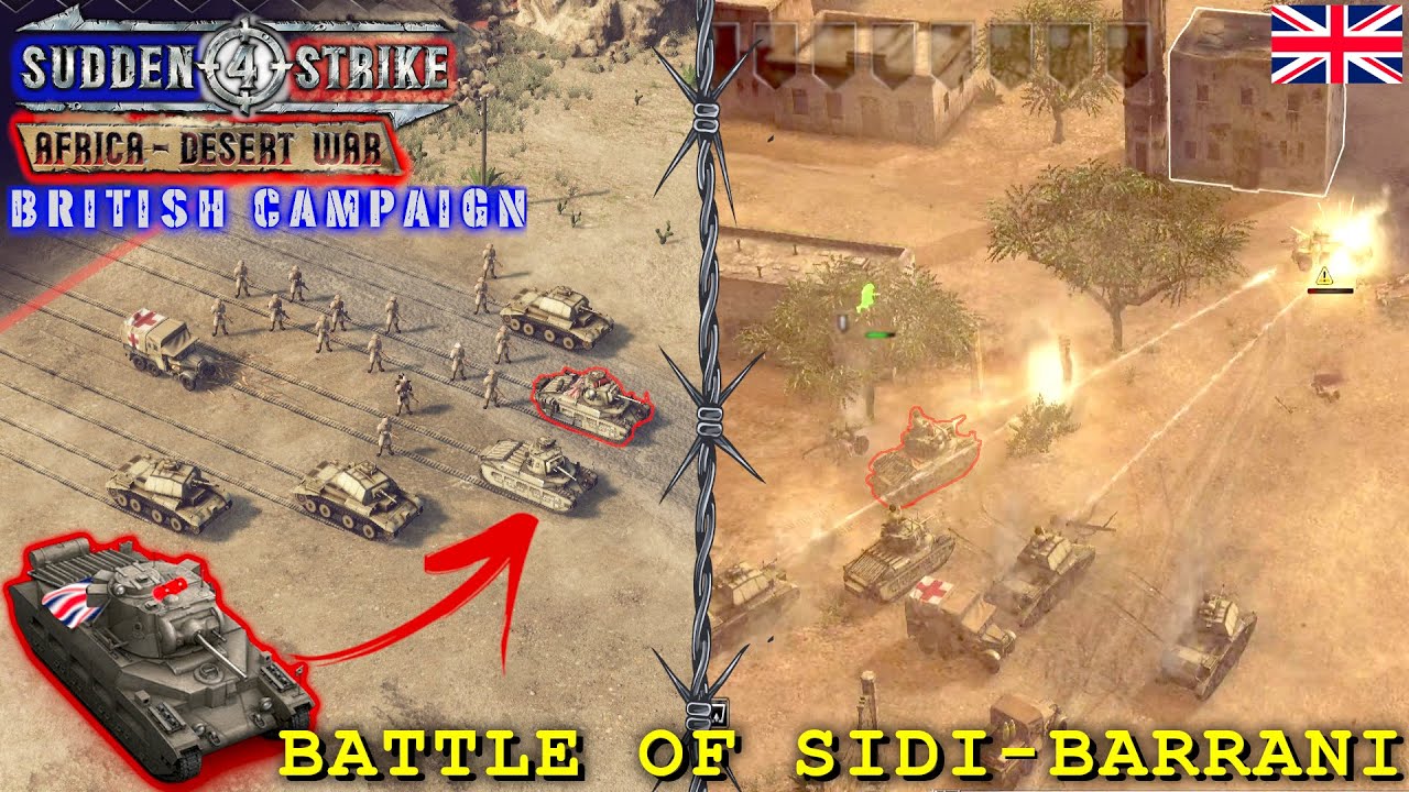 Battle of Sidi-Barrani | Sudden Strike 4: Africa-Desert War DLC | British Campaign | Mission #1