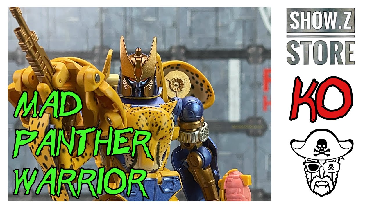 MAD PANTHER WARRIOR BW-11 Boutique Model KO Masterpiece Beast Wars MP-34 CHEETOR Review