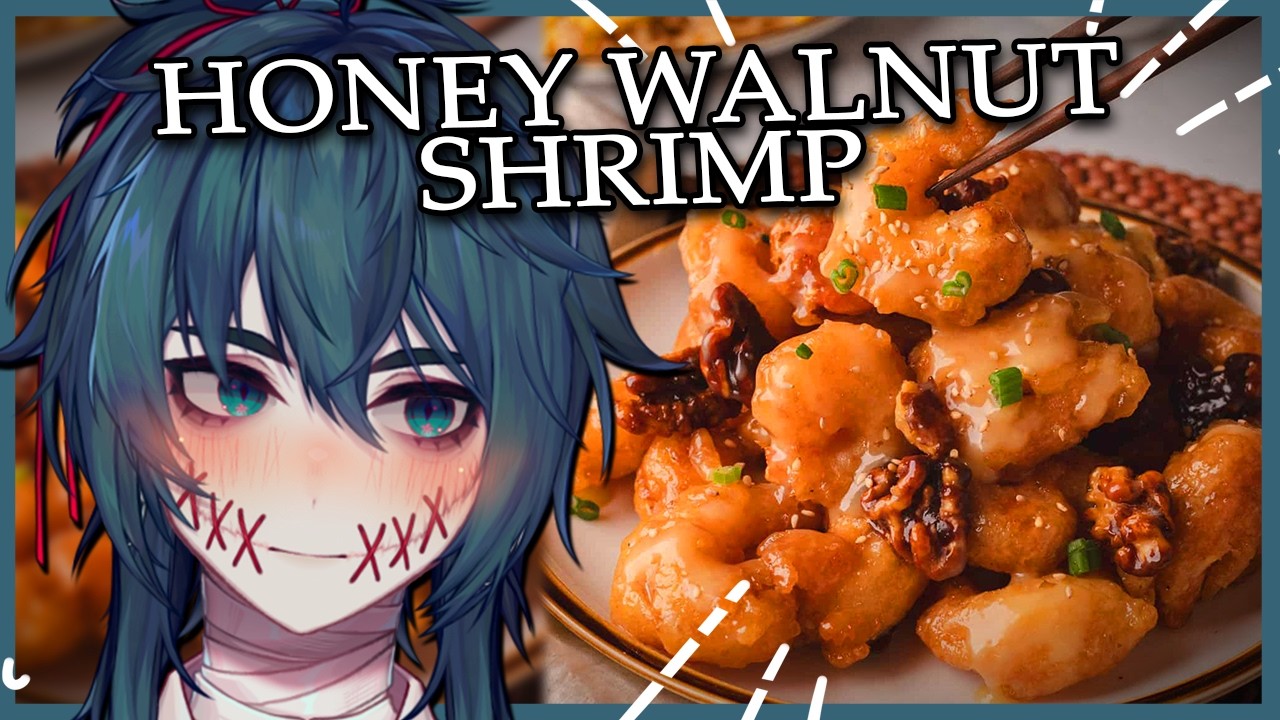 【COOKING】My tummy hungers, a hunger only honey walnut shrimp can satisfy || #omivt