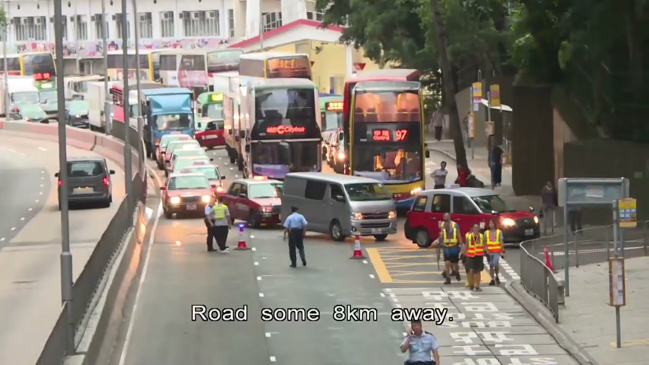 Collision and Burst Pipe Cause Citywide Traffic Chaos | HKIBC News