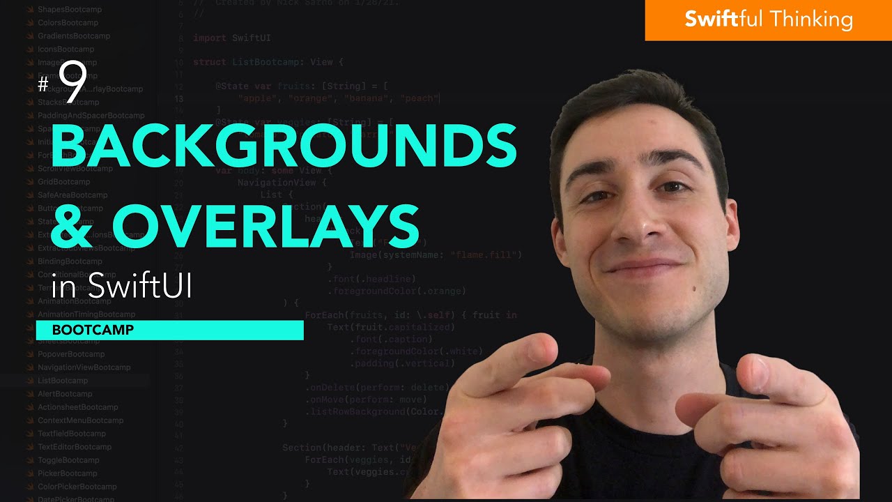 Backgrounds and Overlays in SwiftUI | Bootcamp #9