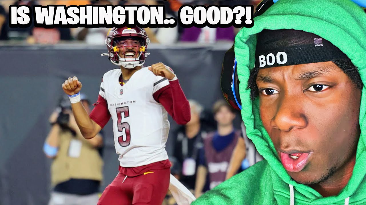 EAGLES FAN Reacts to Washington Commanders vs. Cincinnati Bengals Game Highlights | NFL 2024 Week 3!