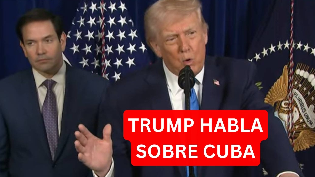 Presidente Trump vuelve a hablar de Cuba y las negociaciones con Estados Unidos