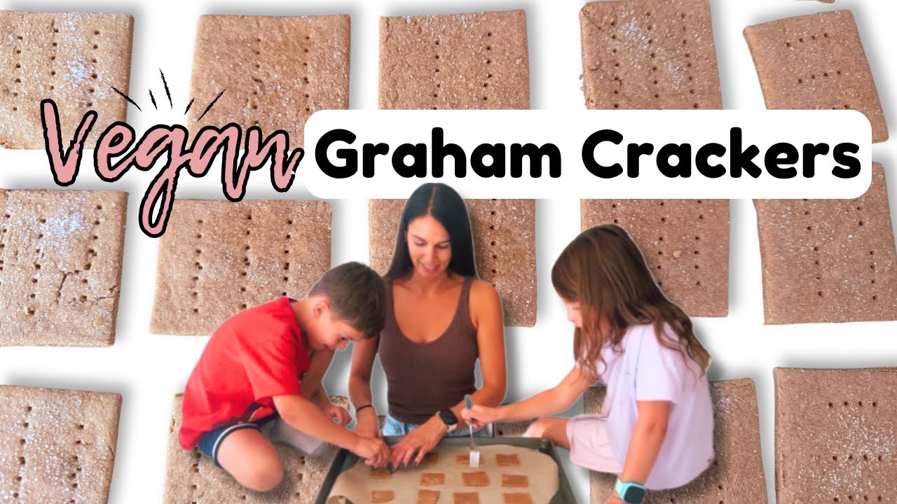 Homemade Vegan Graham Crackers | Dairy-Free + Honey-Free Recipe