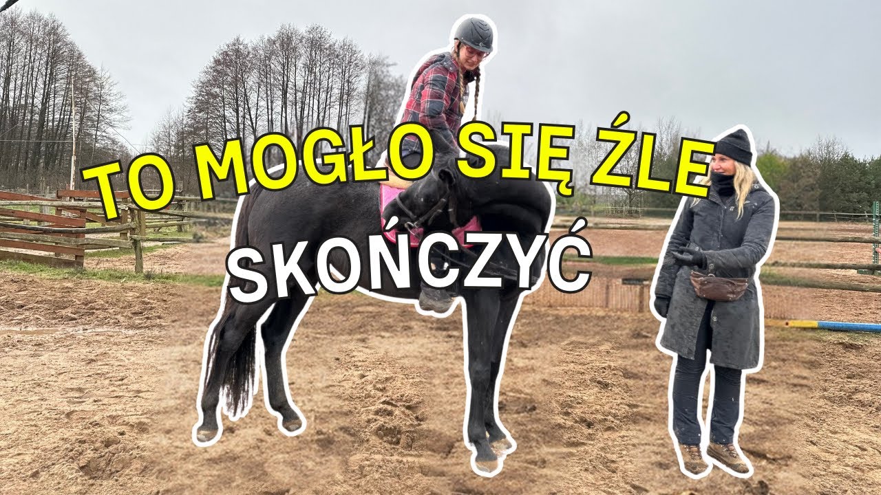 👶 Pierwsze wsiadanie na młodego konia I Praca z młodym koniem #1